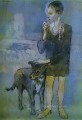 Boy with a Dog 1905 Cubists